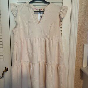 cream dress
